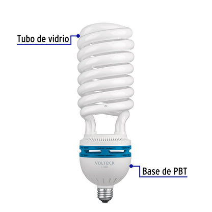 Lámpara espiral T5 de 105 W con luz de día
