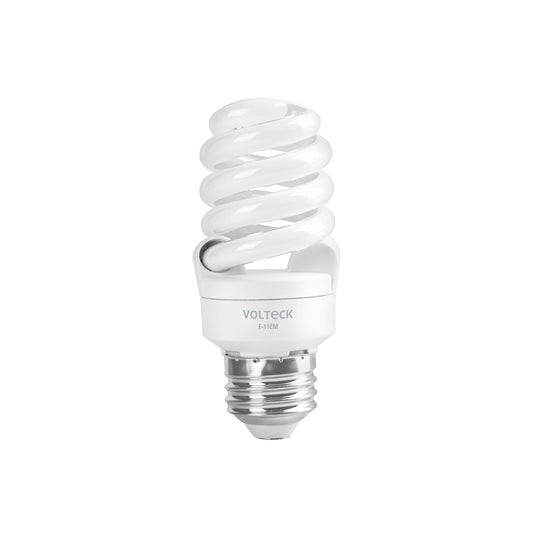 Lámpara espiral mini T2 de 11 W con luz de día