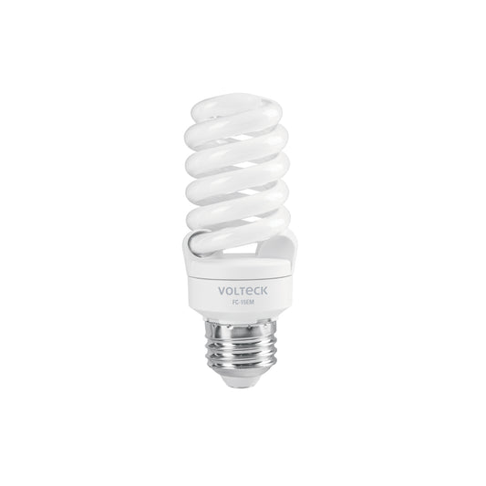 Lámpara espiral mini T2 de 15 W con luz de día