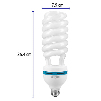 Lámpara espiral T5 de 55 W con luz de día