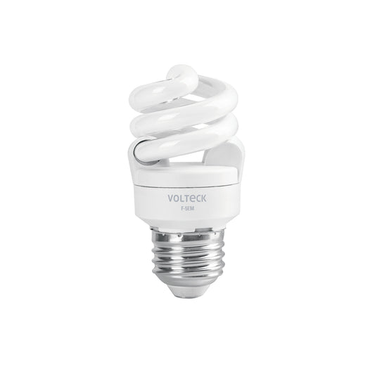Lámpara espiral mini T2 de 5 W con luz de día