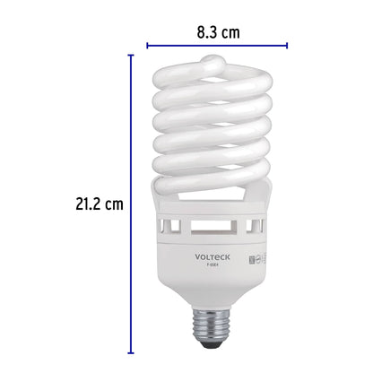 Lámpara espiral T4 de 65 W con luz de día