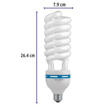 Lámpara espiral fluorescente T5 de 65 W de alta potencia luz de día