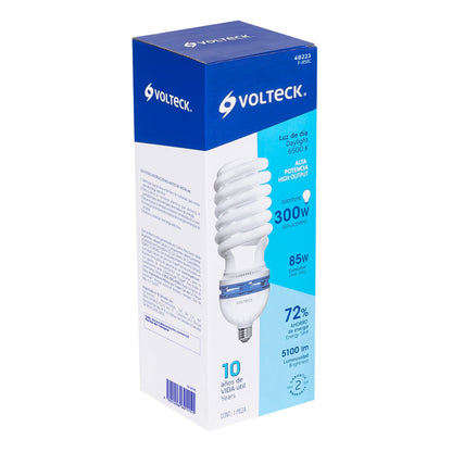 Lámpara espiral T5 de 85 W con luz de día