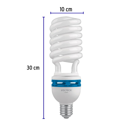 Lámpara espiral de 85 W con base E39 y luz de día