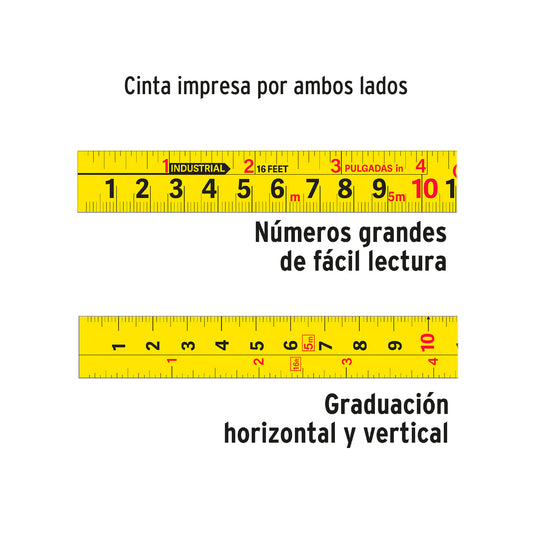 Flexómetro Auto-Lock Contra Impactos 3m Cinta 16 mm