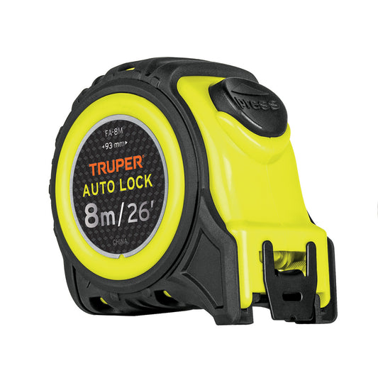 Flexómetro Auto-Lock Contra Impactos 8m Cinta 25 mm