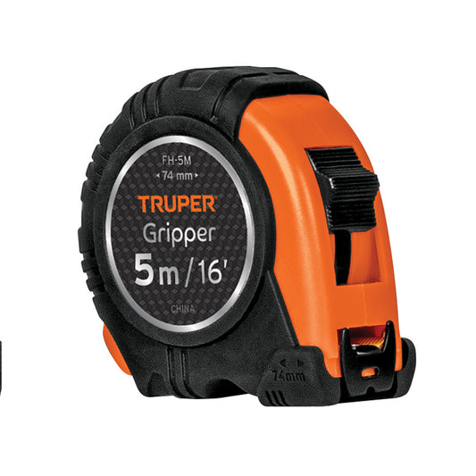 Flexómetro Gripper contra Impactos 5m cinta 19 mm