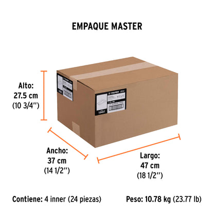 Flota de hule 9-1/2 pulg espesor 5/8 pulg acabado - SKU 15427