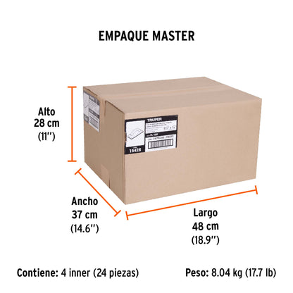 Flota de hule 9-1/2 pulg espesor 5/8 pulg - SKU 15428