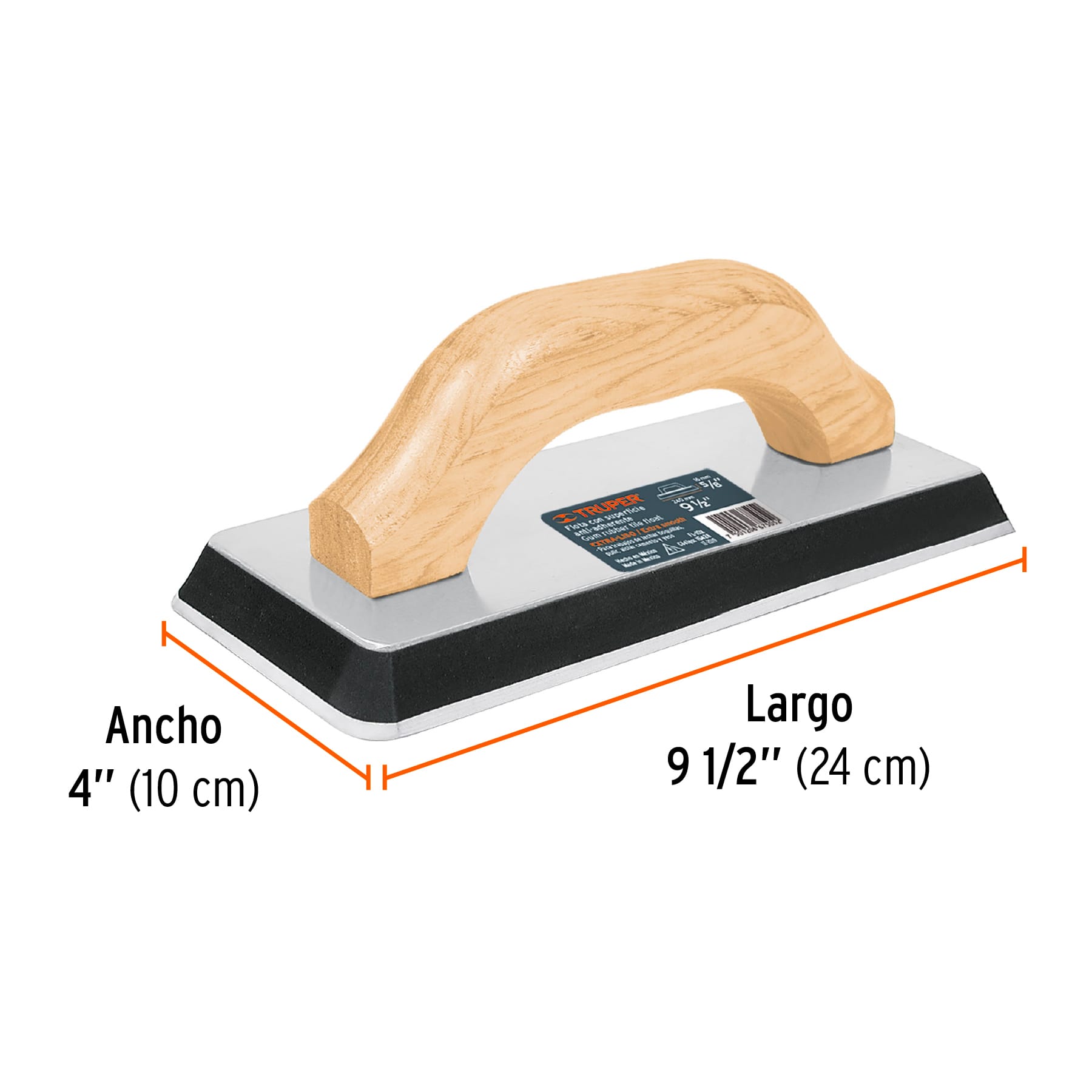 Flota de hule 9-1/2 pulg espesor 5/8 pulg - SKU 15428