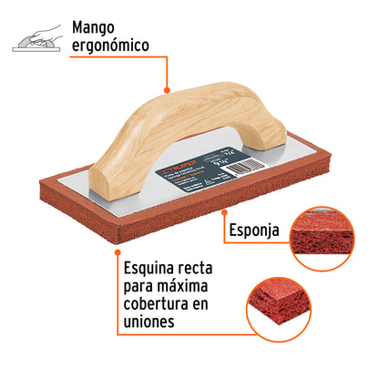 Flota de esponja 9-1/2 pulg espesor 3/4 pulg - SKU 15418