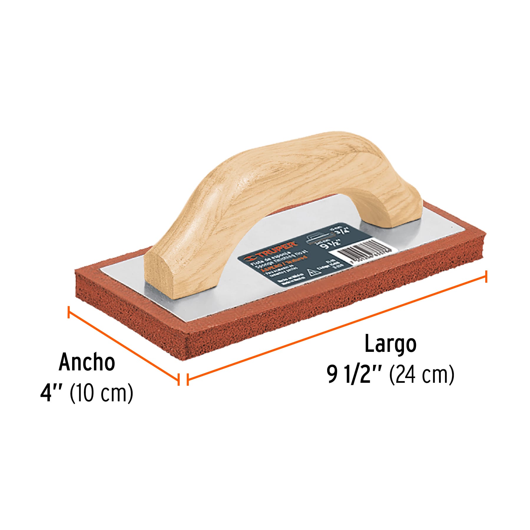 Flota de esponja 9-1/2 pulg espesor 3/4 pulg - SKU 15418