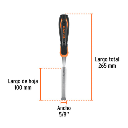 Formón 5/8 pulg mango Comfort Grip