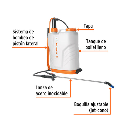 Fumigador de 20 L manual de mochila · vista 2