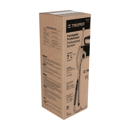 Fumigador jardinero de 7 L con lanza y boquilla ajustable