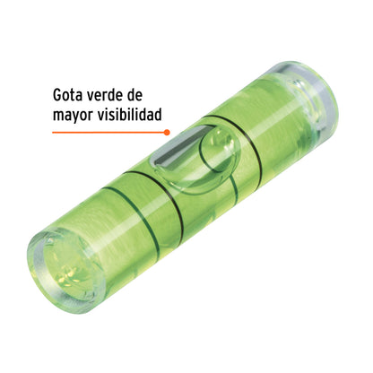Gota verde de acrílico de repuesto para nivel · vista 2