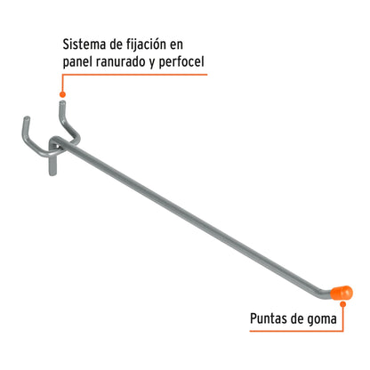 Gancho recto de 8 pulgadas para perfocel