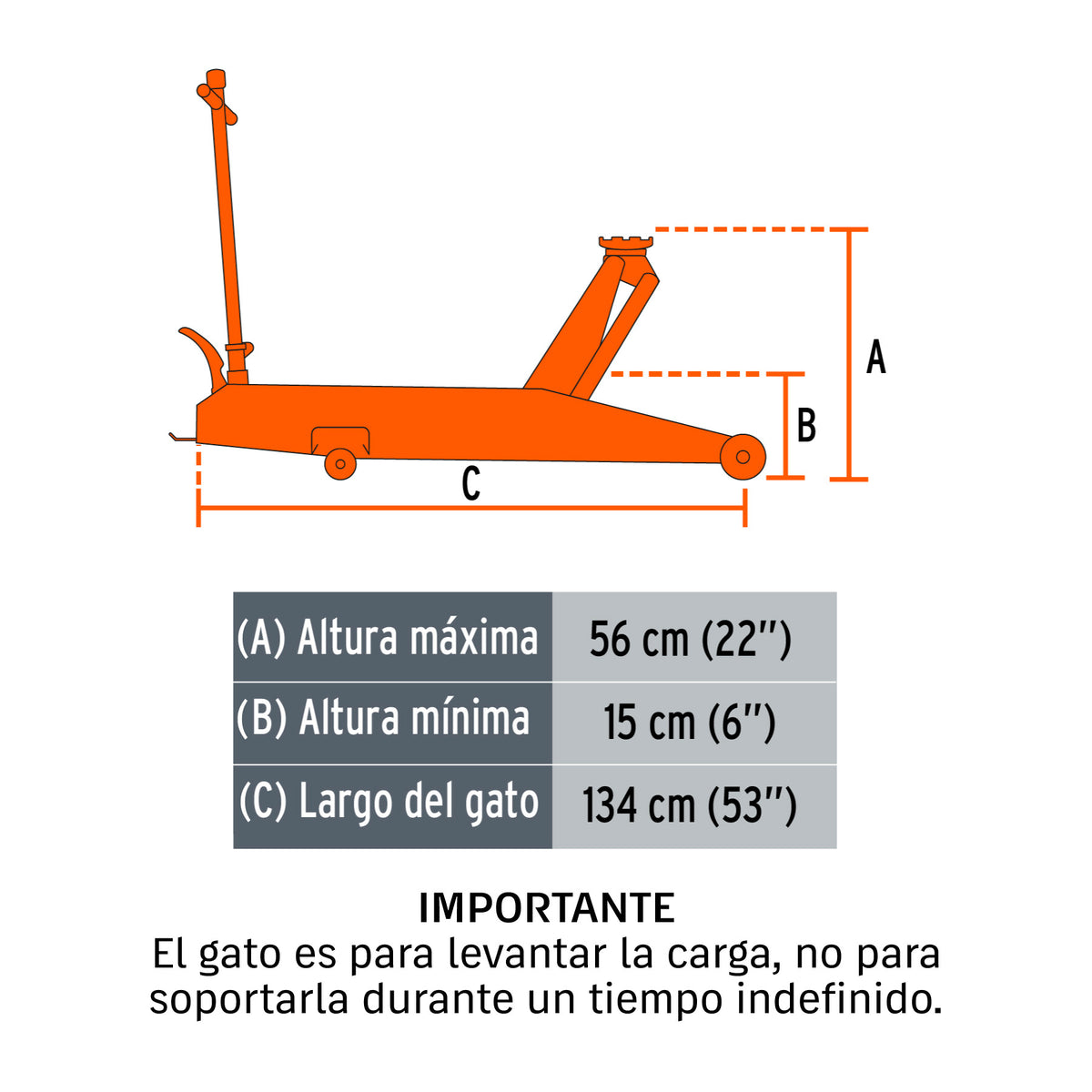 Gato de patín 5 toneladas profesional