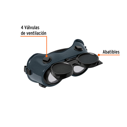 Gafas para soldadura con oxiacetileno sombra 6
