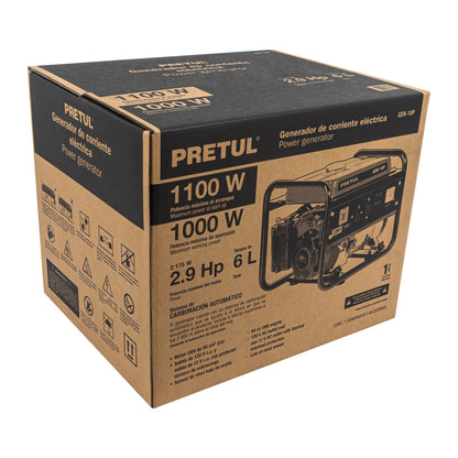 Generador portátil 1 kW a gasolina