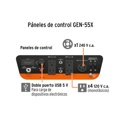 Generador portátil 5.5 kW a gasolina