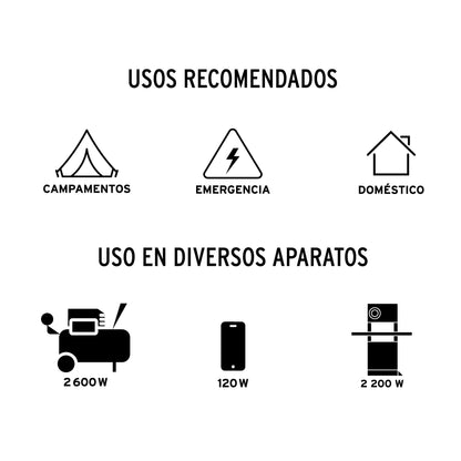 Generador portátil 5.5 kW a gasolina