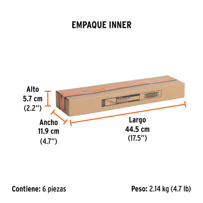 Desarmador plano de golpe 3/8" x 10" · vista 6