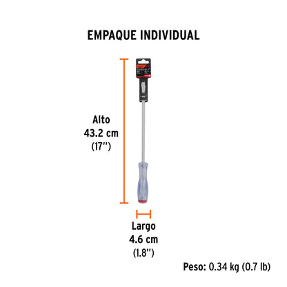 Desarmador plano de golpe 3/8" x 10" · vista 5
