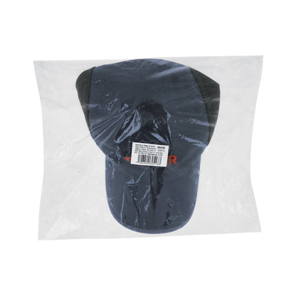 Gorra color gris 100% poliéster con visera curvada