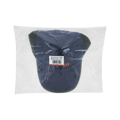 Gorra color azul marino 100% poliéster con visera curvada