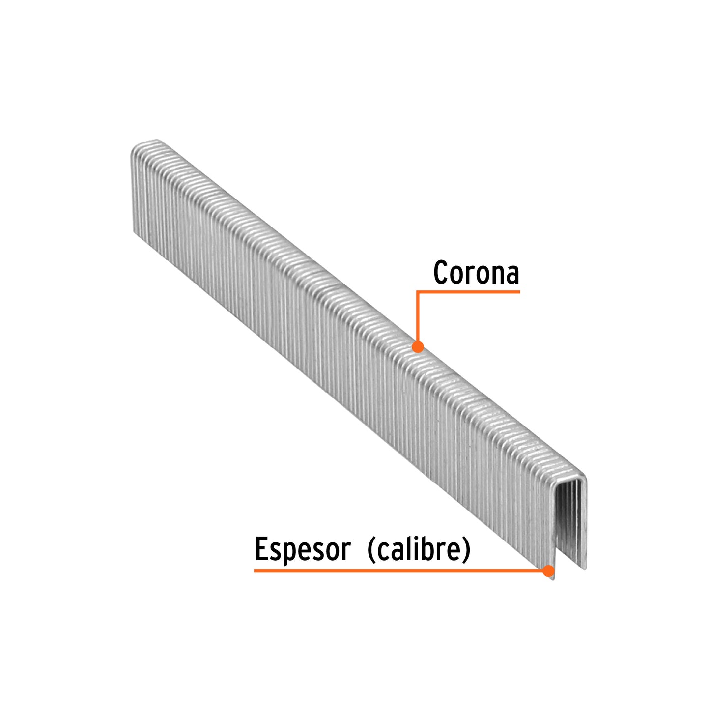 Caja 5000 grapas 1/4 pulg 16 mm