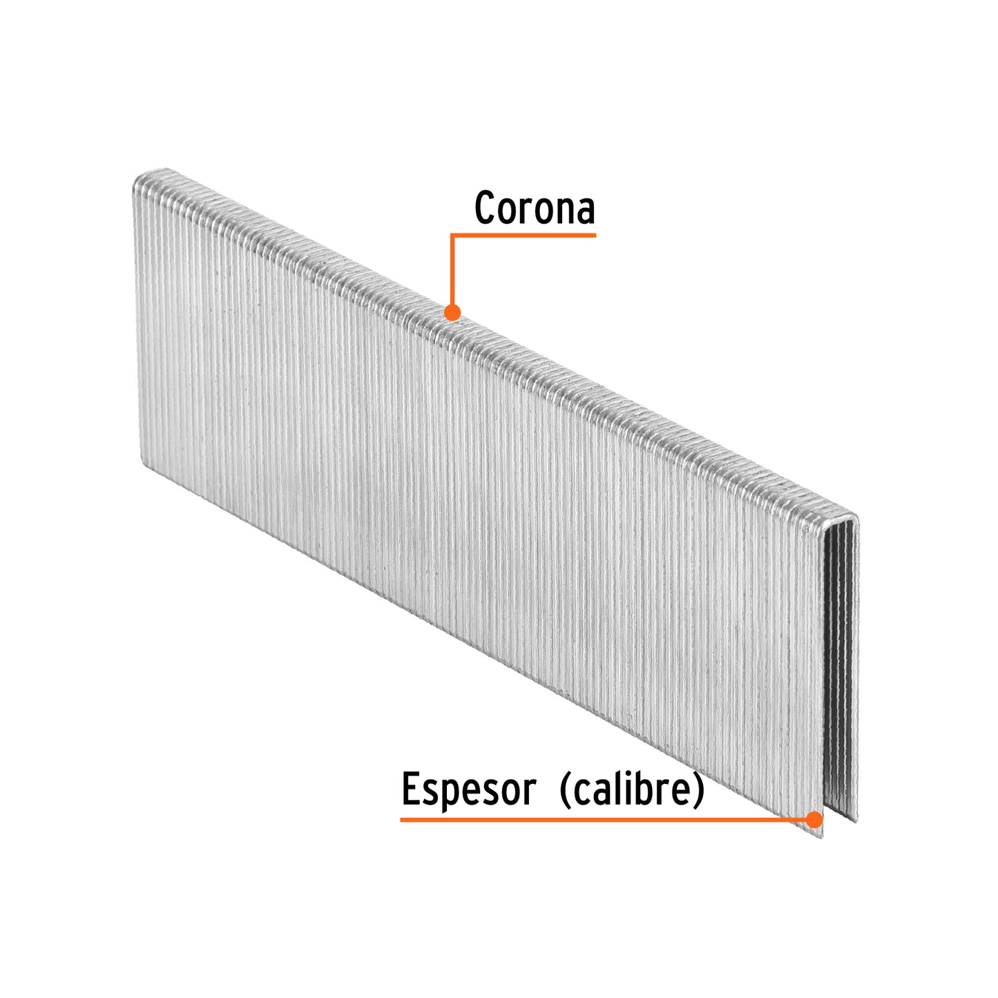 Caja 5000 grapas 1/4 pulg 38 mm