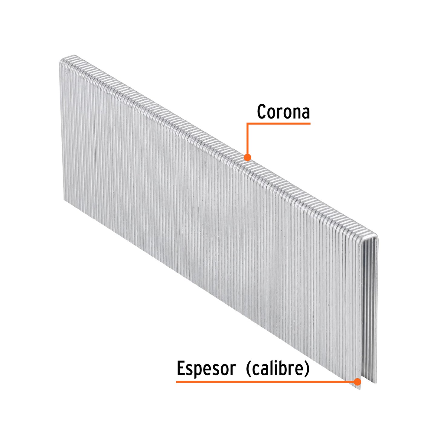 Caja 5000 grapas 1/4 pulg 40 mm