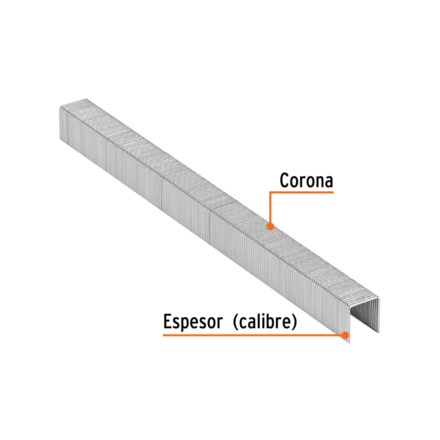Caja 5000 grapas 3/8 pulg 10 mm