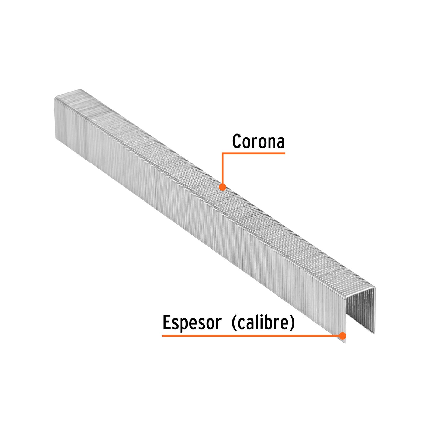 Caja 5000 grapas 3/8 pulg 13 mm