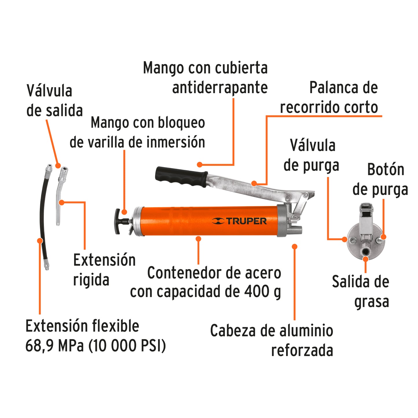 Grasera Ligera de 14oz