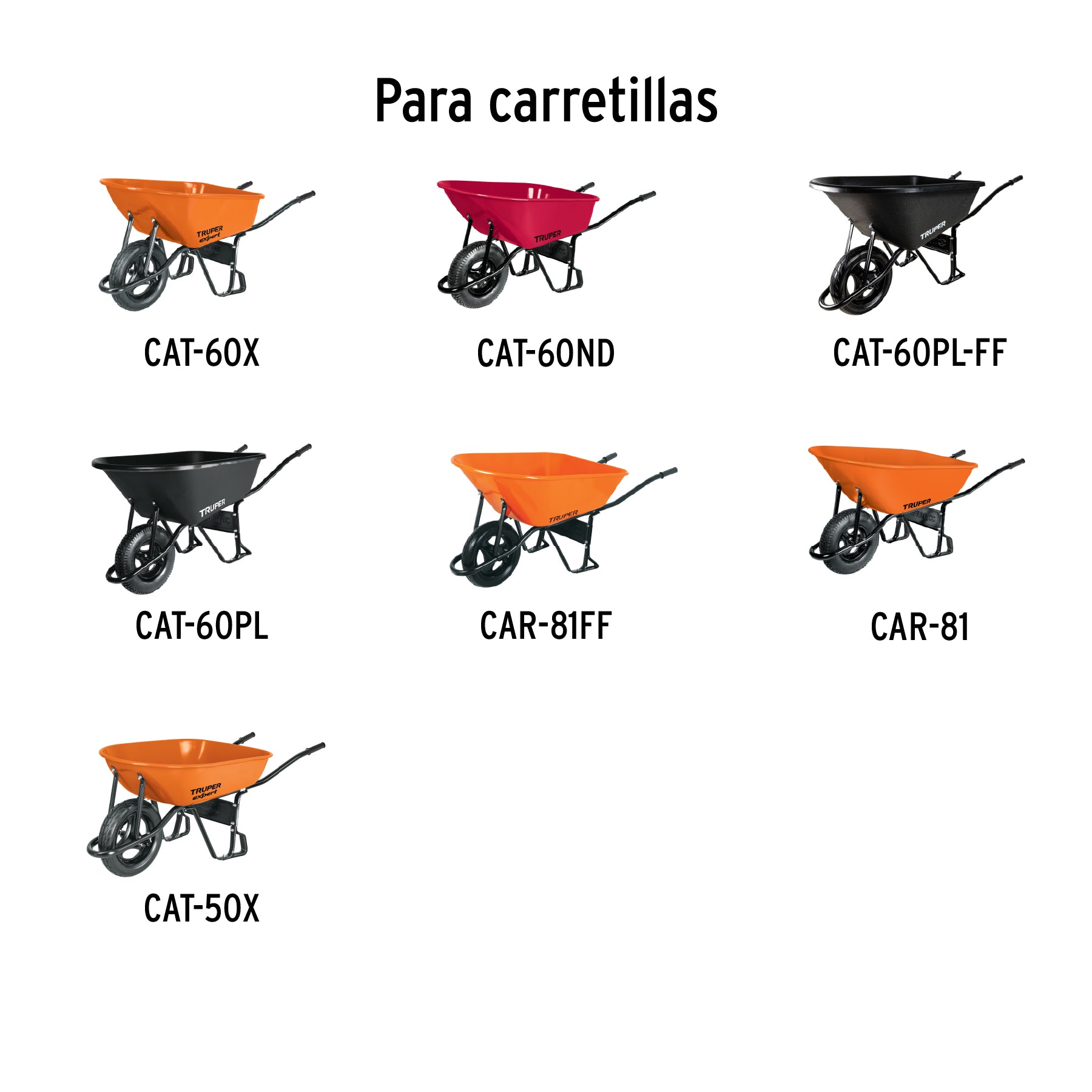2 punos para bastidor tubular p/carretillas - SKU 100679
