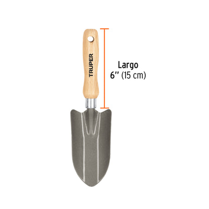 Cuchara para jardín mango 6 pulg