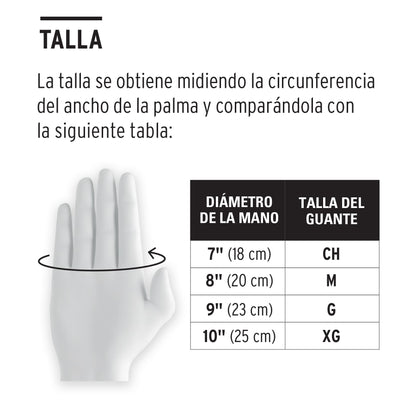 Guantes textiles con recubrimiento de poliuretano