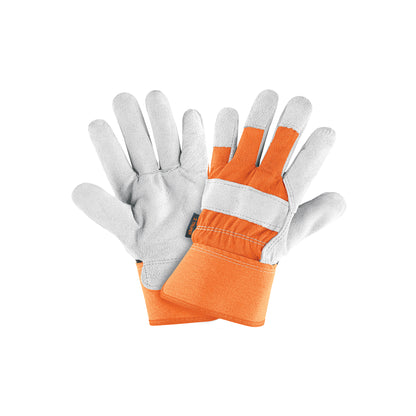 Guantes de carnaza y loneta unitalla TRUPER (GU-235)