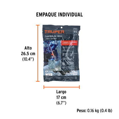 Guantes de látex para pintor, EG · vista 7