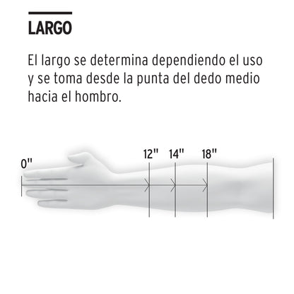 Guantes para soldador reforzados azules