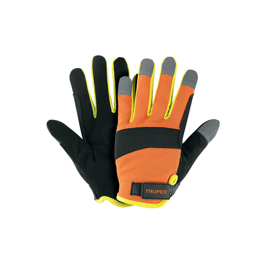Guantes para mecánico de alta visibilidad unitalla