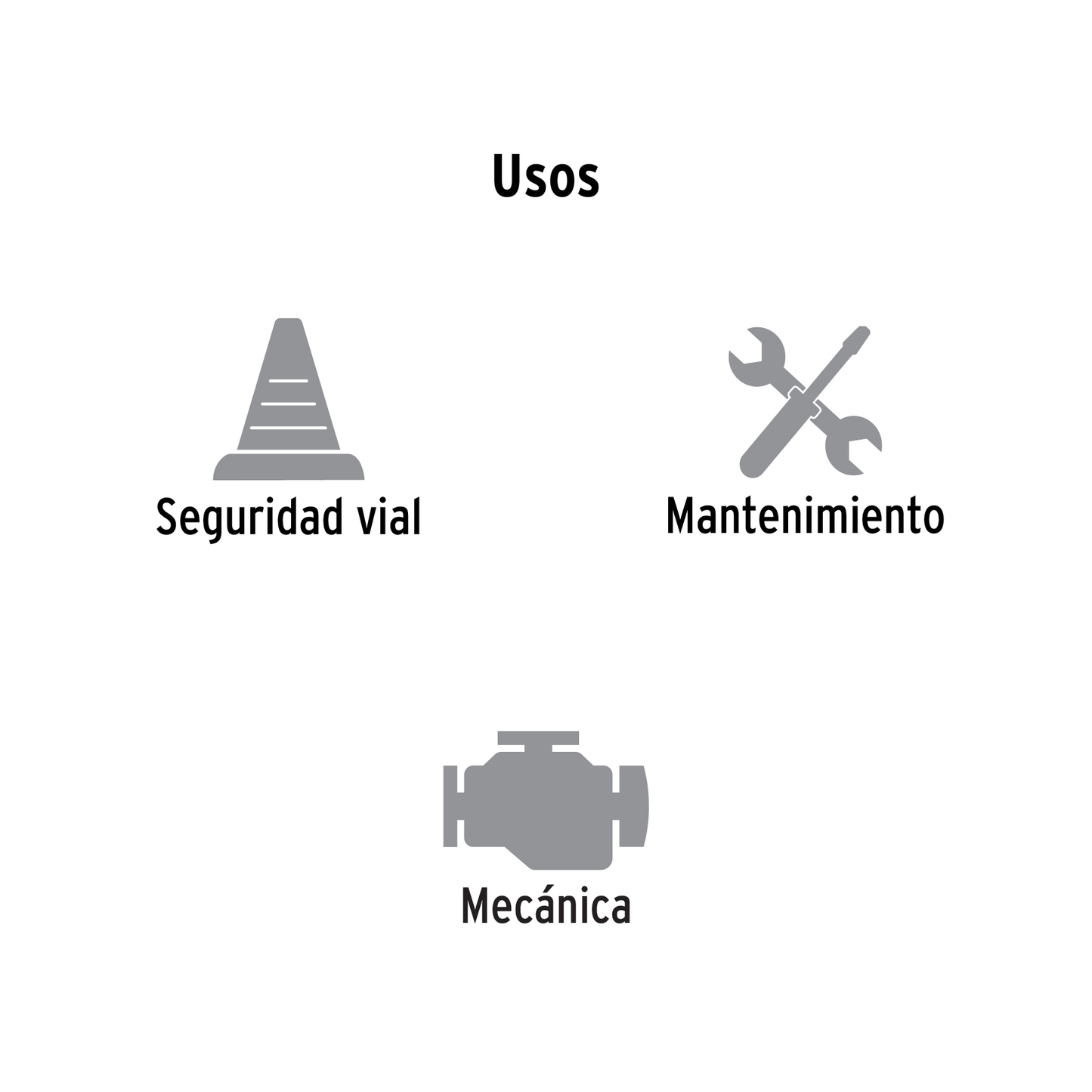 Guantes para mecánico de alta visibilidad unitalla