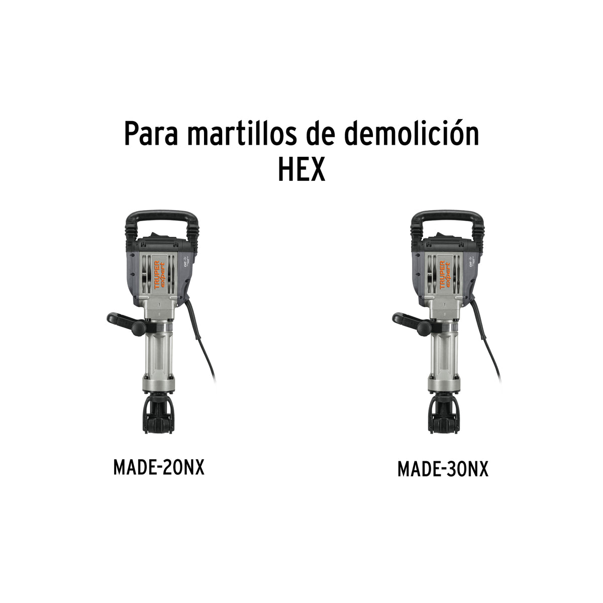Cincel plano zanco hexagonal de 1-3/8 pulg 20 pulg - SKU 101231