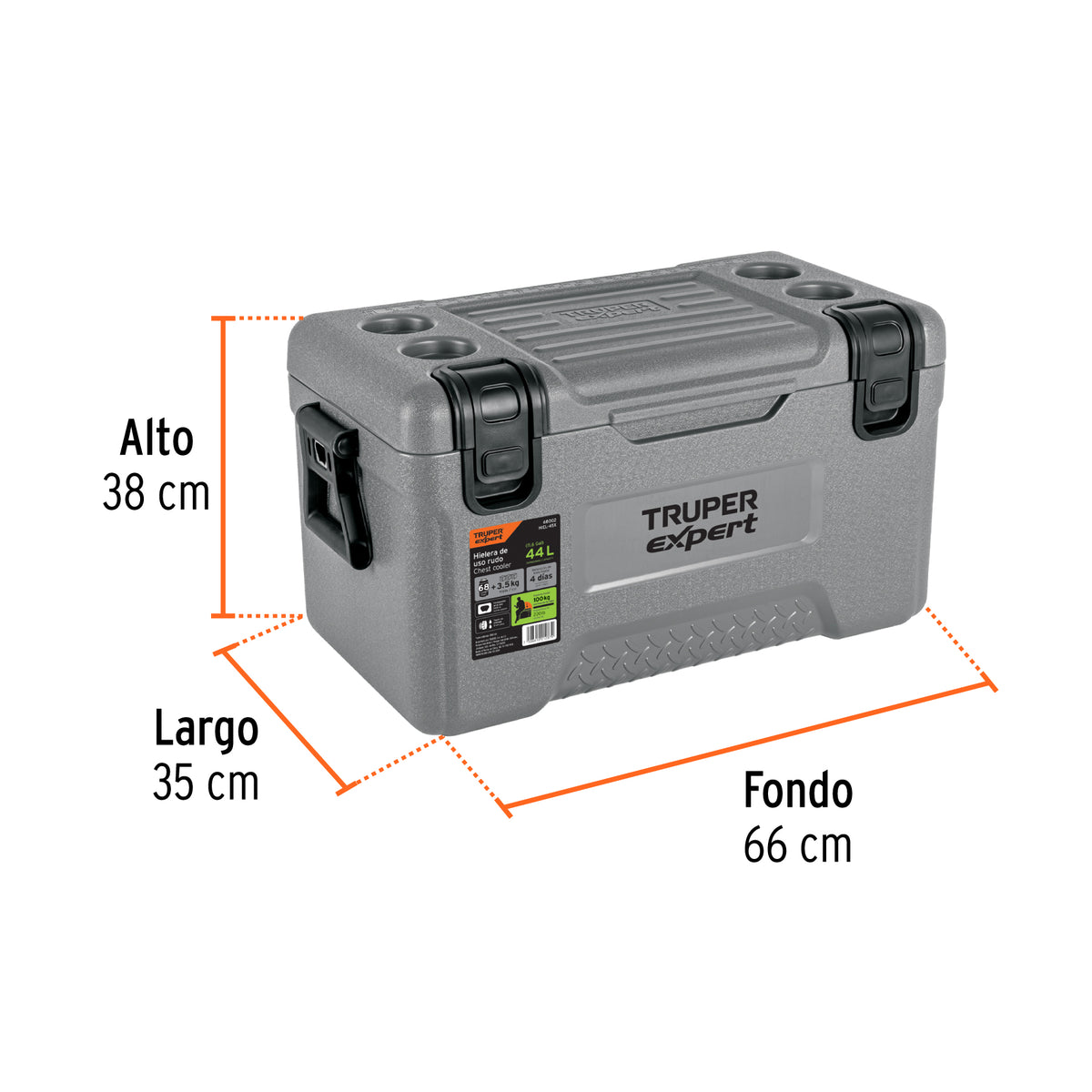 Hielera de 44 L · vista 3