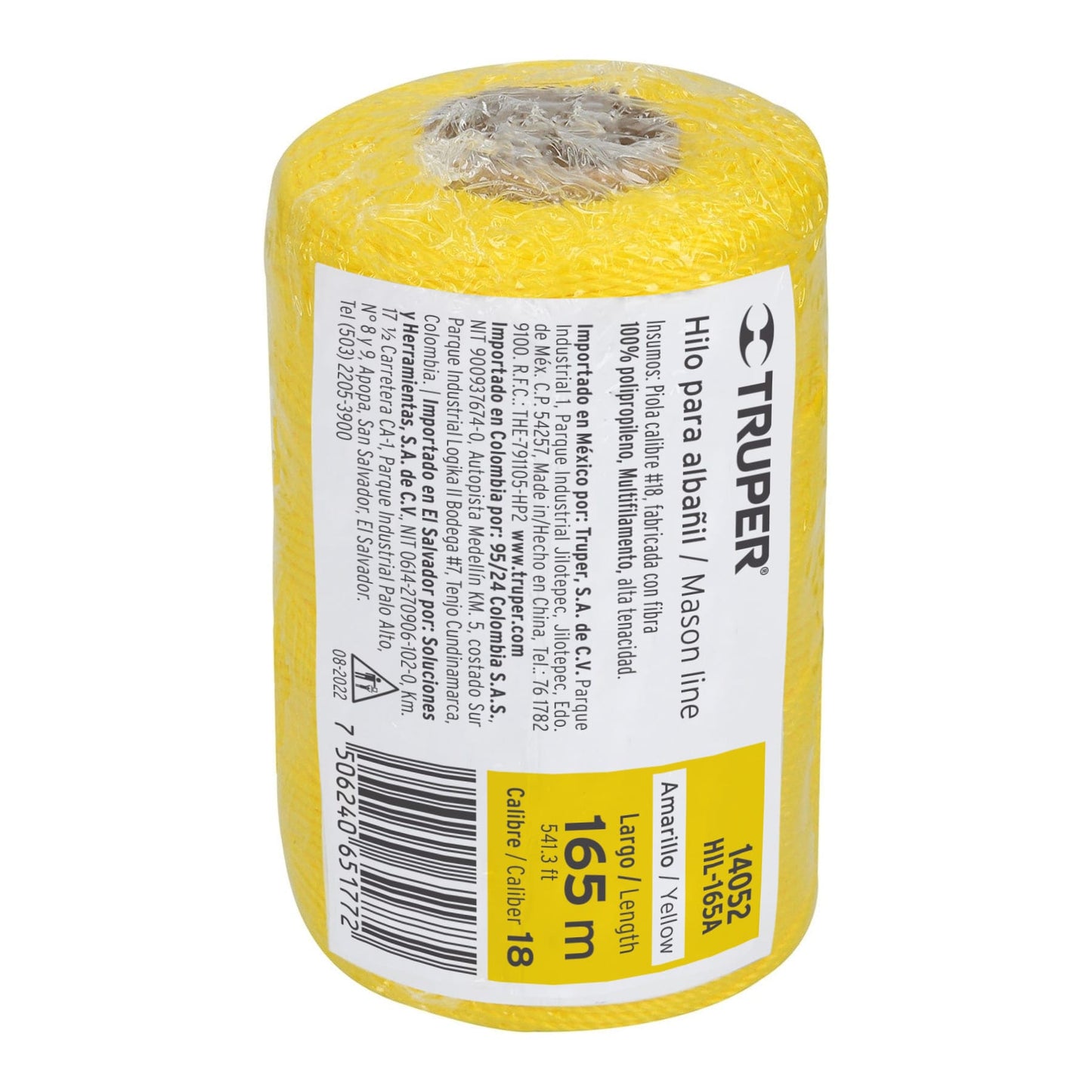 Hilo para albañil amarillo 165 m