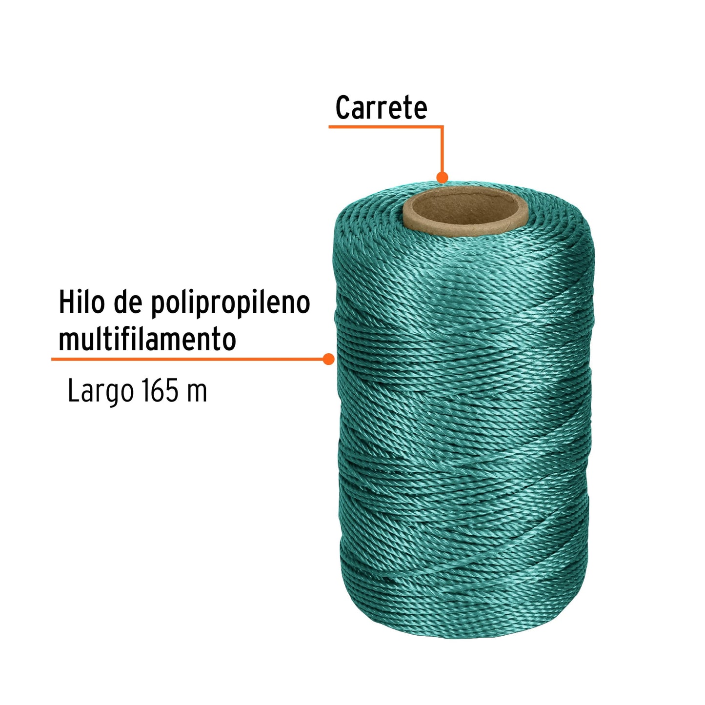 Hilo para albañil verde 165 m