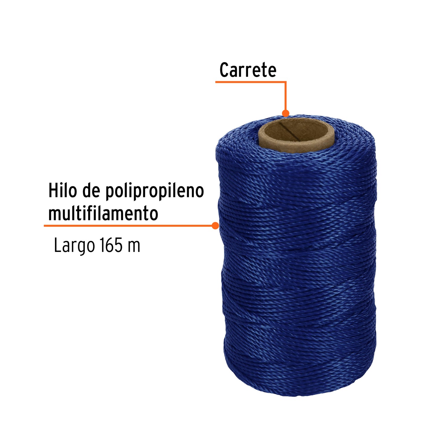 Hilo para albañil azul 165 m